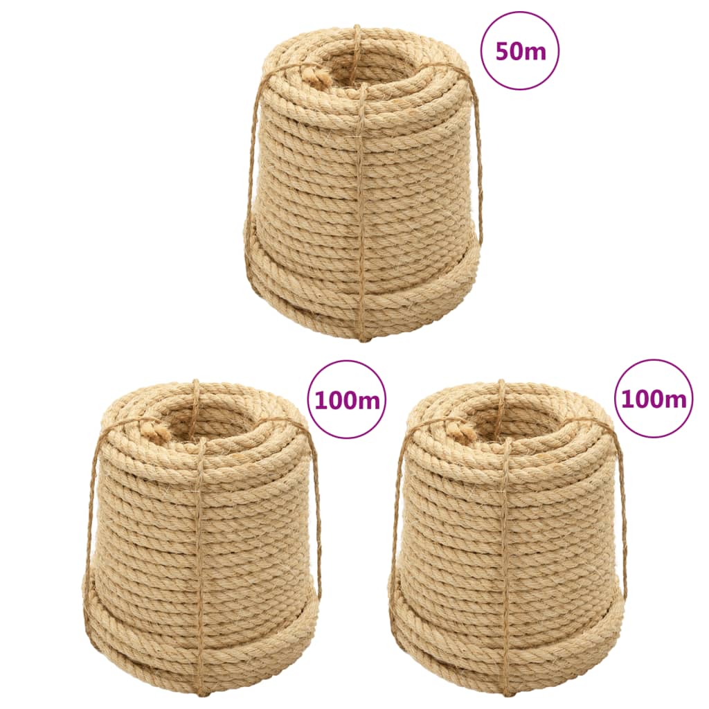 Vidaxl Rope 3 St 20 mm sisal