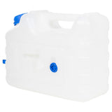 VidaXL réservoir d'eau avec robinet 10 l plastique transparent