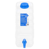 VidaXL réservoir d'eau avec robinet 15 l plastique transparent