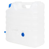 VidaXL réservoir d'eau avec robinet 15 l plastique transparent