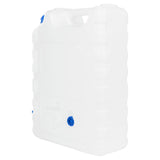 VidaXL réservoir d'eau avec robinet 20 l plastique transparent