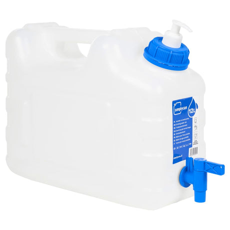 Réservoir d'eau VidaXL avec robinet et distributeur de savon 10 l en plastique