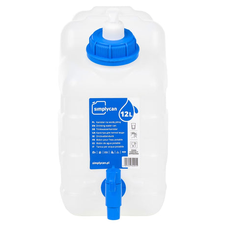 Réservoir d'eau VidaXL avec robinet et distributeur de savon 10 l en plastique