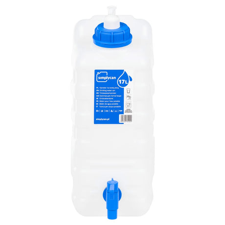 Réservoir d'eau VidaXL avec robinet et distributeur de savon 15 l en plastique