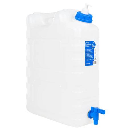 Réservoir d'eau VidaXL avec robinet et distributeur de savon 20 l en plastique