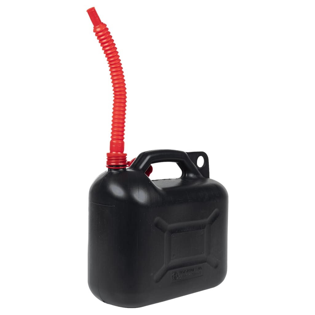 Vidaxxl réservoirs de carburant 3 pcs avec bec flexible noir 10 l plastique