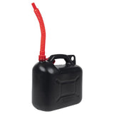 Vidaxxl réservoirs de carburant 3 pcs avec bec flexible noir 10 l plastique