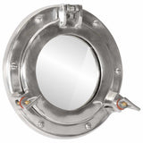 Vidaxl wandspiegel patrijspoort ø23 cm aluminium en glas