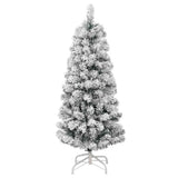 Vidaxx sapin de Noël artificiel avec charnières et neige 150 cm