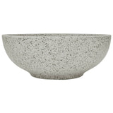 Vidaxx évier en saillie rond φ41x14 cm céramique gris