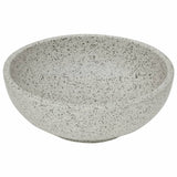 Vidaxx évier en saillie rond φ41x14 cm céramique gris
