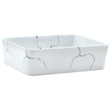 Vidaxx évier à poser rectangulaire 46x35,5x13 cm céramique blanc