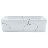 Vidaxx évier à poser rectangulaire 46x35,5x13 cm céramique blanc