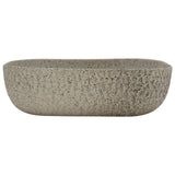 Vidaxx évier à poser rectangulaire 48x37,5x13,5 cm céramique gris