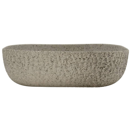 Vidaxx évier à poser rectangulaire 48x37,5x13,5 cm céramique gris