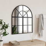 Vidaxl Mirror de pared boog 60x70 cm de hierro negro