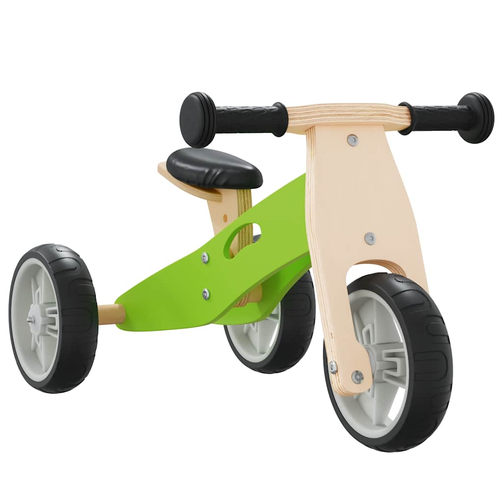 Vidaxl Balance Bike za otroke 2-in-1 zelena