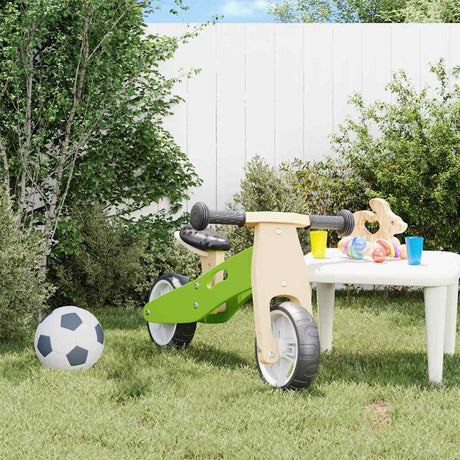 VidaXL draisienne pour enfants 2-en-1 vert
