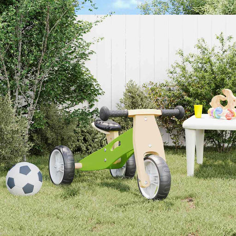 VidaXL draisienne pour enfants 2-en-1 vert