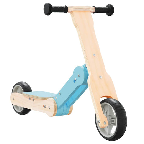 VidaXL trottinette enfant 2-en-1 bleu clair