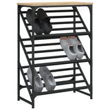 Rack de chaussures Vidaxl 60x30x85 cm Bois de chêne sonoma en bois de chêne sonoma