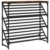 Vidaxl Shoe Rack 90x30x85 cm Behandlet tre røkt eik farget