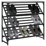 VidaXL étagère à chaussures 90x30x85 cm bois fini gris Sonoma