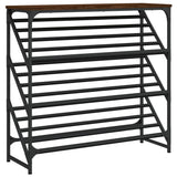 VidaXL shoe rack 90x30x85 cm processed wood brown oak color