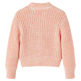VidaXL Cardigan enfant tricoté 128 rose mélangé