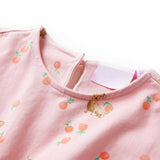 VidaXL Robe enfant avec cordon de serrage 116 orange clair