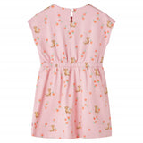 VidaXL robe enfant avec cordon de serrage 140 orange clair