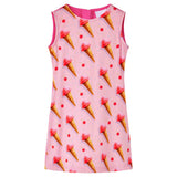 VidaXL Robe enfant 128 rose vif
