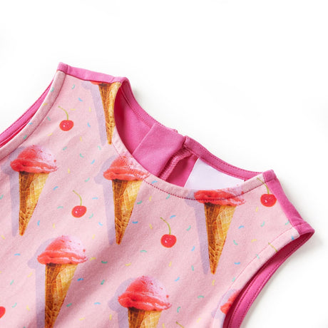 VidaXL Robe enfant 140 rose vif
