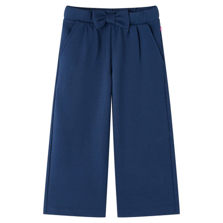 VidaXL Pantalon large enfant 92 bleu marine