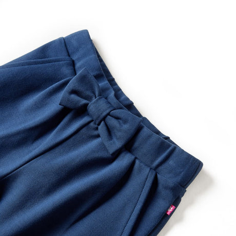 VidaXL Pantalon large enfant 92 bleu marine