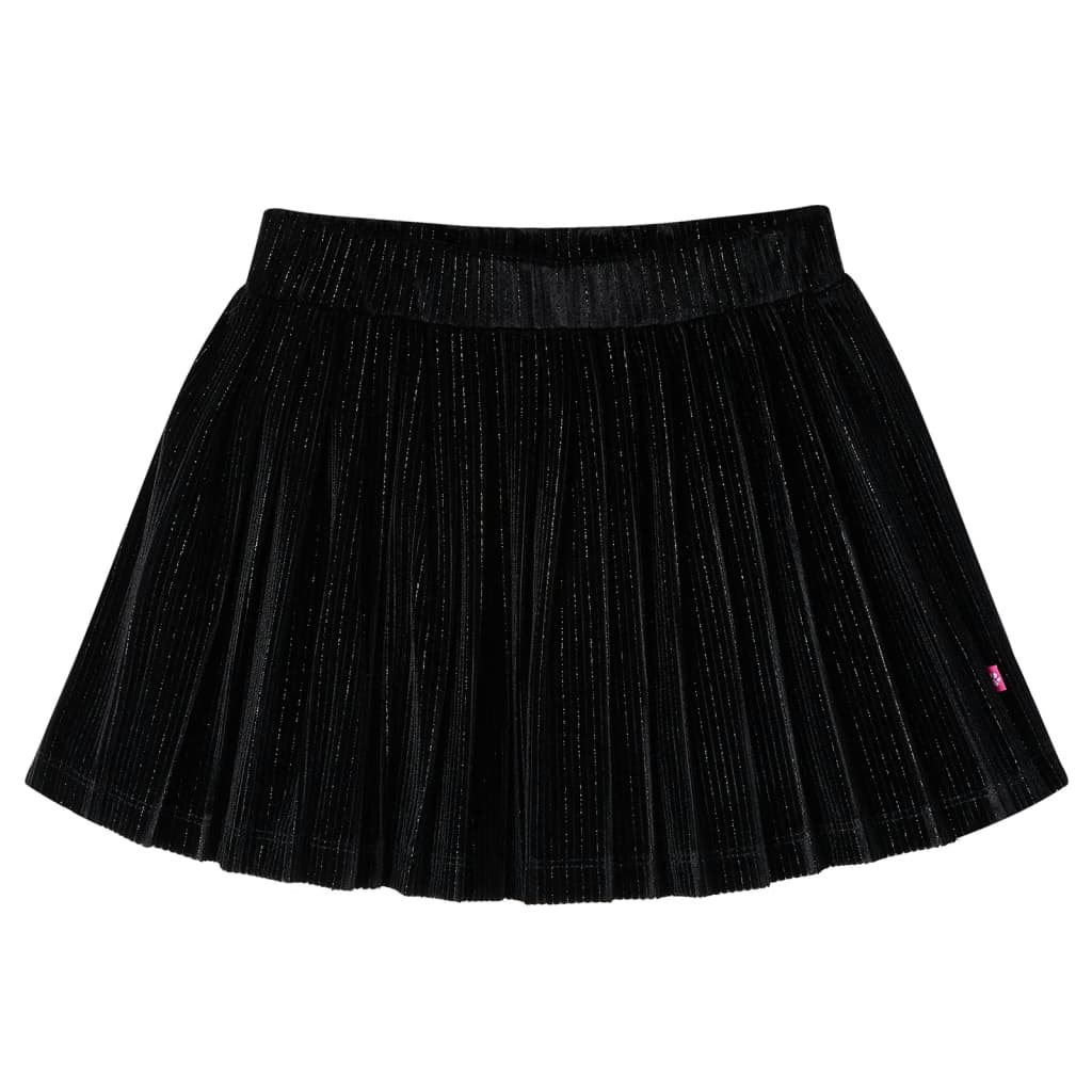 Vidaxl children's skirt folded 140 Lurex Black