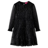 VidaXL Robe enfant à manches longues 92 noir