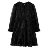 VidaXL Robe enfant à manches longues 92 noir