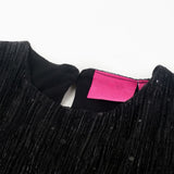 VidaXL Robe enfant à manches longues 92 noir