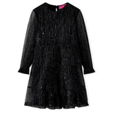 VidaXL Robe enfant à manches longues 104 noir