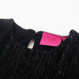 VidaXL Robe enfant à manches longues 116 noir