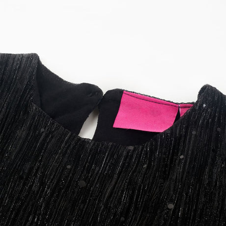VidaXL Robe enfant à manches longues 116 noir