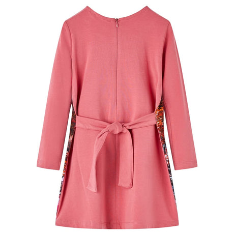 VidaXL Robe enfant à manches longues 104 vieux rose