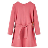 VidaXL Robe enfant à manches longues 116 vieux rose