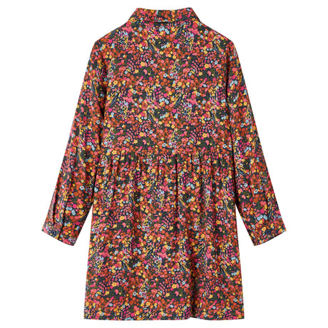 VidaXL Robe enfant à manches longues 116 multicolore