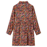 VidaXL Robe enfant à manches longues 128 multicolore