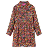 VidaXL Robe enfant à manches longues 140 multicolore