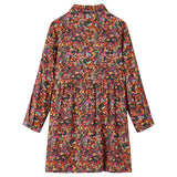 VidaXL Robe enfant à manches longues 140 multicolore