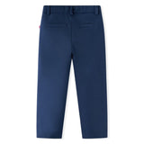 Vidaxl Children's pants with black piping 140 navy blue