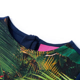 VidaXL Robe enfant à manches longues 104 bleu marine